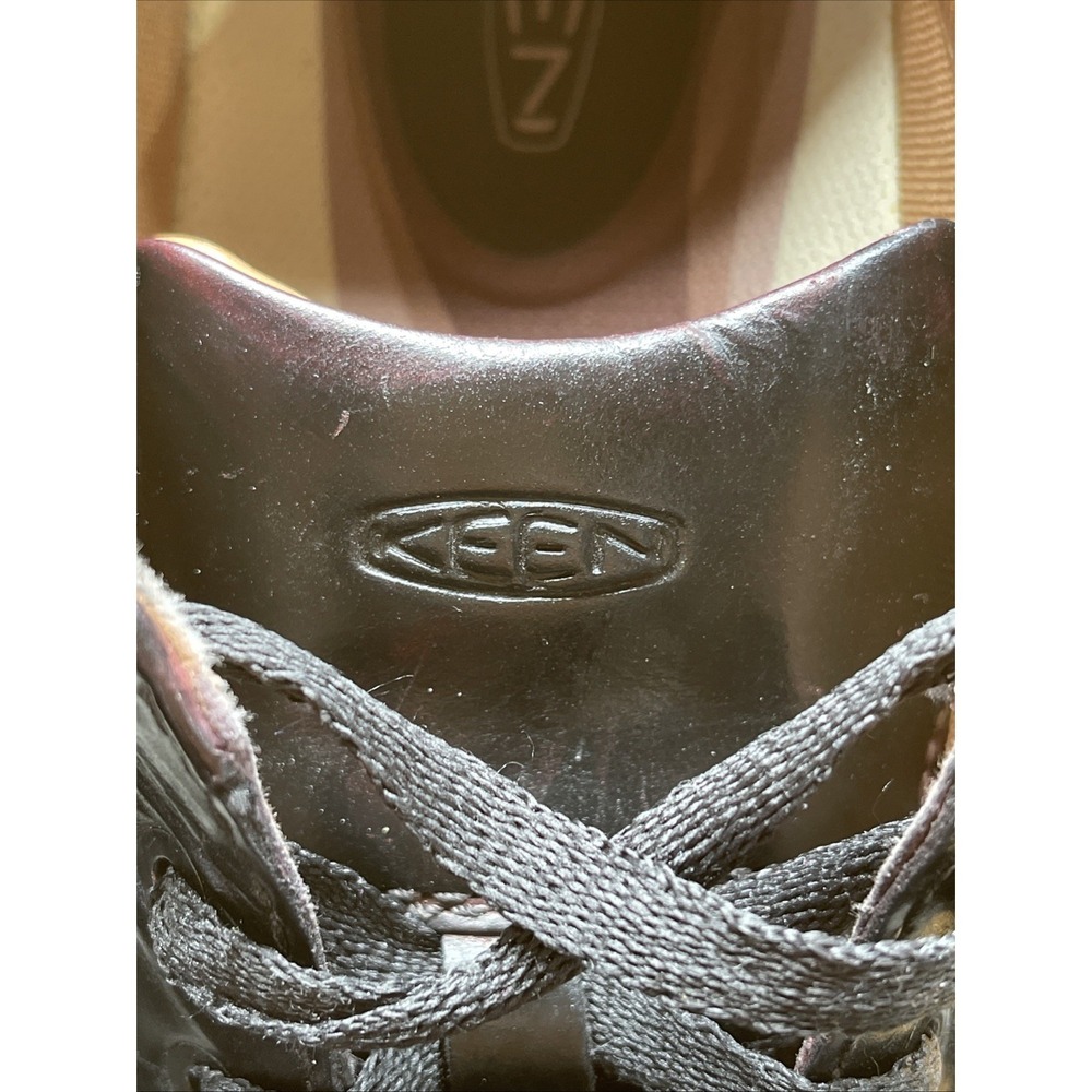 Keen Presidio II Shoes Women's US 10 Black Leather Hiking Low Lace Up Sneakers - Picture 14 of 16